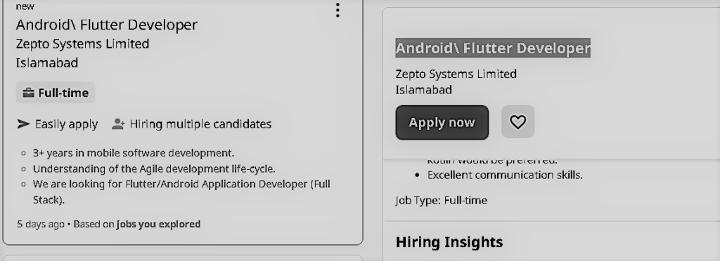 Android\ Flutter Developer